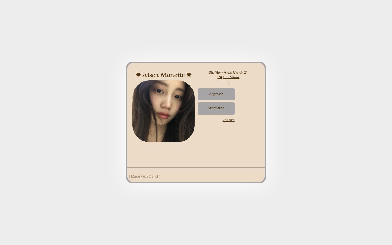 Carrd profile picture for @accommodate
